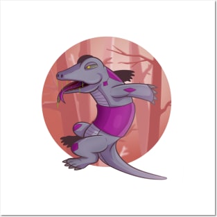 Cute Komodo Dragon Posters and Art